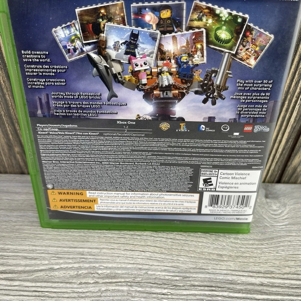 LEGO - The Lego Movie Videogame (Microsoft Xbox One, 2014) Tested Working